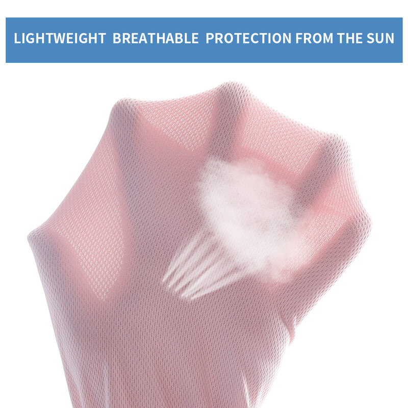 Gants de bras à couverture longue pour femmes, manches de bras Anti-UV respirantes d'été, cyclisme en plein air, course à pied, soie glacée, protection solaire