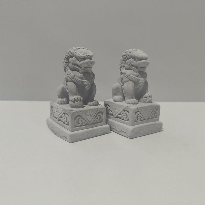 Estátua decorativa do Feng Shui Animal, Mini Pedra, Estátua do Guardião, Figurinhas Colecionáveis, Decoração Desktop para Carro