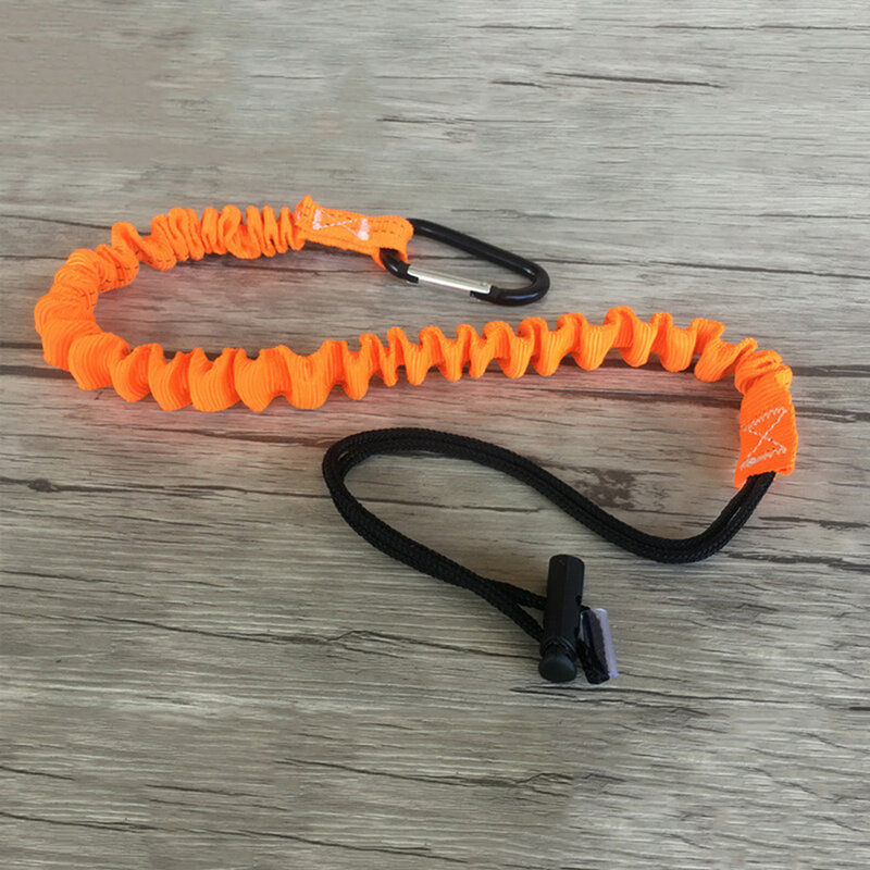 Cordón de seguridad de nailon para escalada, cuerda de seguridad, mosquetón, herramienta de mosquetón individual, cuerda elástica telescópica