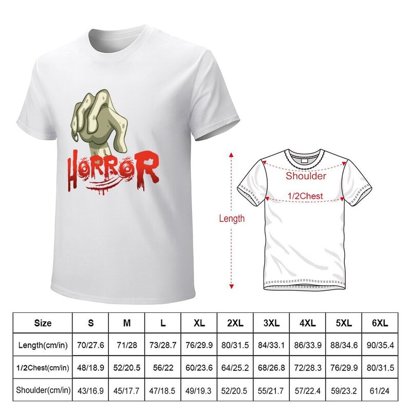 Film Horror make me happy t-shirt tees plus size top t-shirt uomo