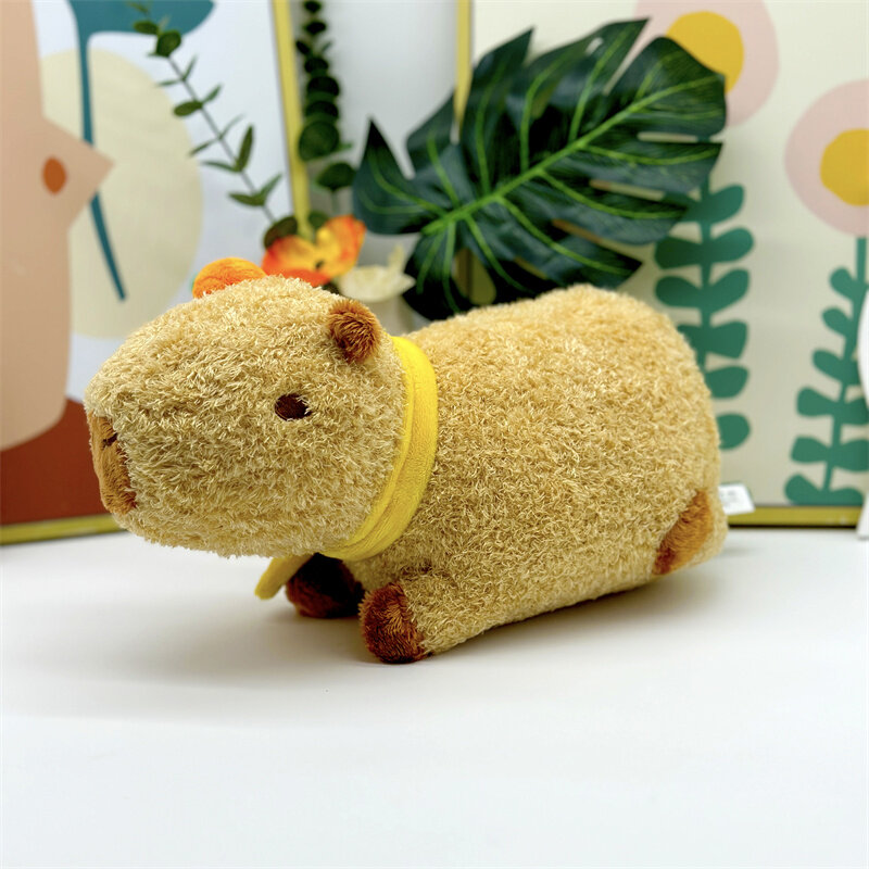 Capybara Mochi 봉제 인형, 실제 생활, 푹신한 Capybara 봉제 장난감, 귀여운 Capybara 인형