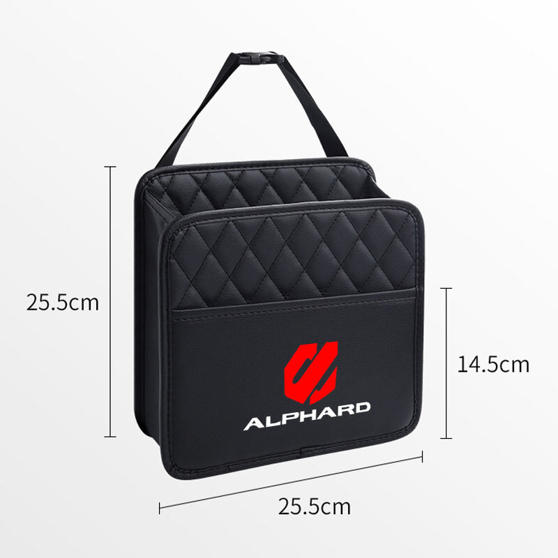 กระเป๋าเก็บของท้ายรถแบบกระเป๋าเก็บของในรถยนต์อุปกรณ์เก็บของภายในรถยนต์ Toyota Alphard อุปกรณ์เสริมรถยนต์แขวนได้หลากหลาย