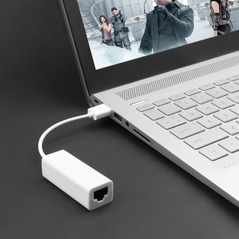 Kebidu Portable USB 2.0 To RJ45 Network Card 10Mbps Micro USB To RJ45 Ethernet Lan Adapter For PC Laptop Windows XP 7 8