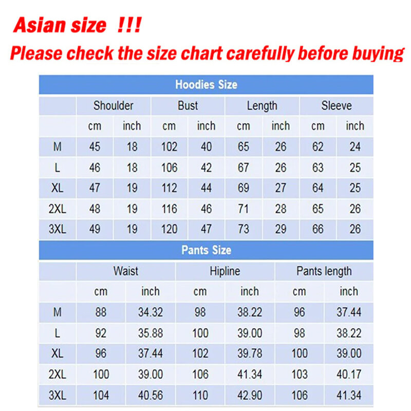 Men Tracksuits Set Printed Spring Autumn Long Sleeve Hoodie Zipper Jogging Trouser Patchwork Fitness Casual Clothing Sportswear