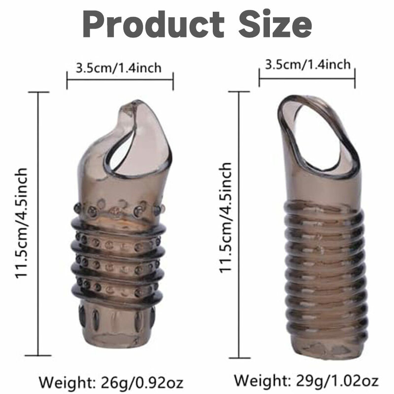Anéis de galo de silicone reutilizáveis para homens, Mangas extensíveis do pénis, Ampliação Ejaculação, Ampliação, Pênis, Estimulação, Brinquedos Sexuais para Casal