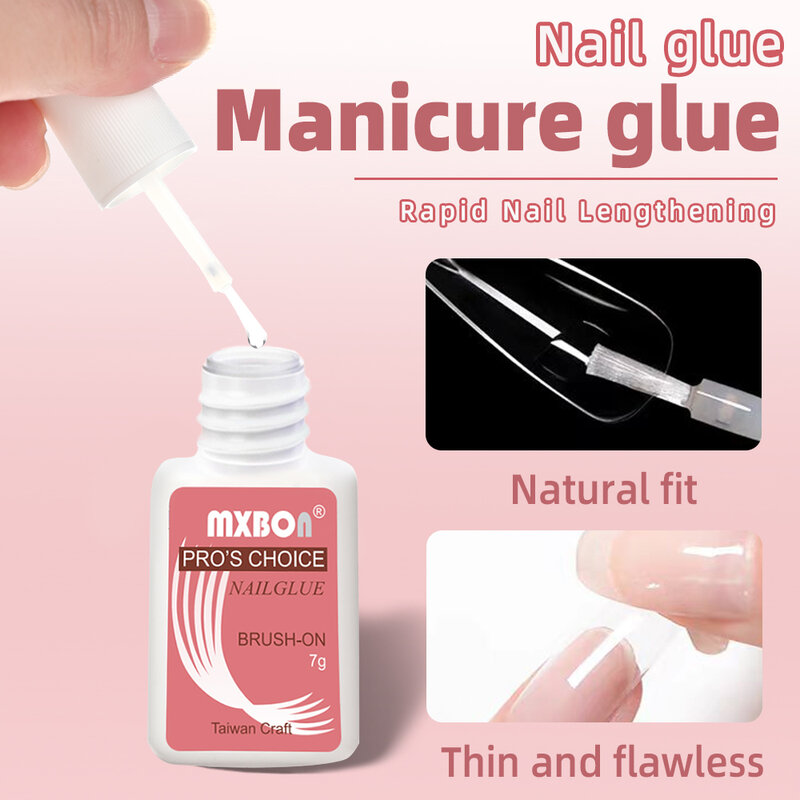7G Sneldrogende Nagellijm Voor Valse Nagels Professionele Glitter Acryl Nail Strass Nail Art Decoratie Lijm Manicure Tools