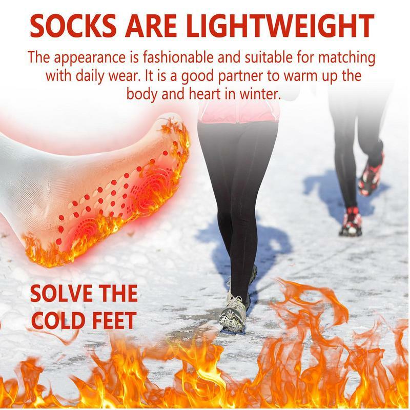 Warm Massage Socks Breathable Tourmalin Health Socks Heating Magnetic Shaping Socks Unisex Anti Freeze Massage For Women Men