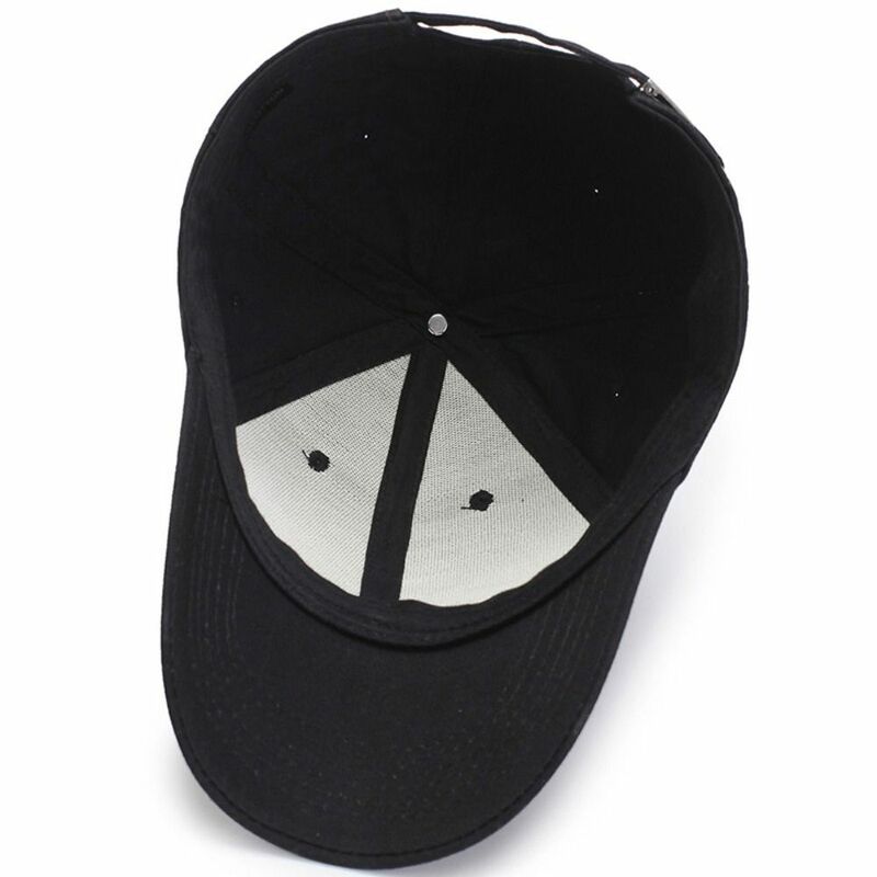 قبعة بيسبول قابلة للتعديل مع حماية من الأشعة فوق البنفسجية ، لون أسود ، قابل للتعديل ، للصيف