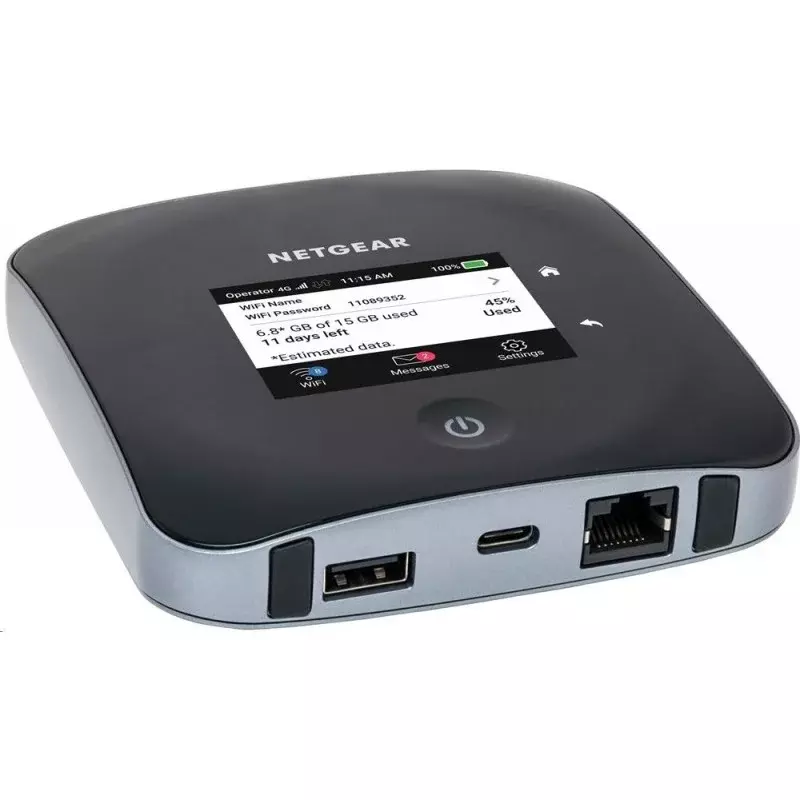 جهاز توجيه Netgear-Nighthawk M2 MR2100 ، Cat20 4GX Gigabit ، 4G ، 2Gbps ، 5CA ، نقطة اتصال WiFi المحمولة ، جيب Mifi ، RJ45