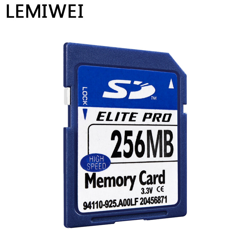 Оригинальная SD-карта Lemiwei Elite Pro, высокоскоростная, 128 Мб, 256 Мб, 512 МБ, 1 ГБ, 2 Гб, синяя Стандартная карта памяти C10, прочная карта памяти для тестирования рабочего стола