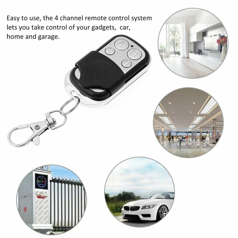 New 4 Button 433mhz Smart Copy Duplicator Remote Control Electric Garage Door Gate Remote Cloning 433.92 MHz Transmitter