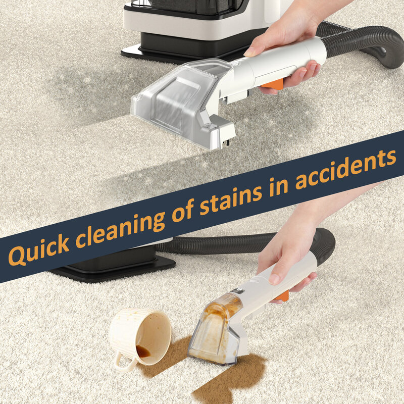 GOOVI Spot Cleaner 750/450W 11/15KPa Handheld Carpet Cleaner for Sofa Curtain Spray Suction Integrated Machine Clean Machine