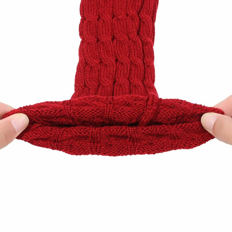 Leggings thermiques en tricot torsadé pour femmes, jambières, couvre-bottes, chaussettes, crochet, long, chaud, vintage, dames, hiver