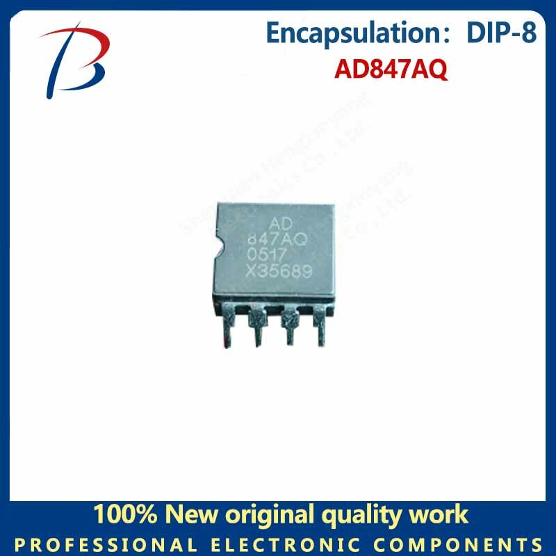 Amplificador operativo monolítico de baja potencia, paquete DIP-8, AD847AQ, 1 piezas