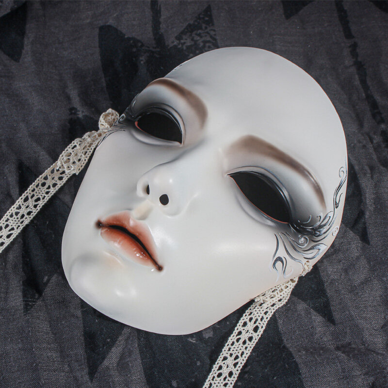 Masker Full Face วาดภาพด้วยมือสไตล์จีนโบราณชุดปาร์ตี้ลึกลับ