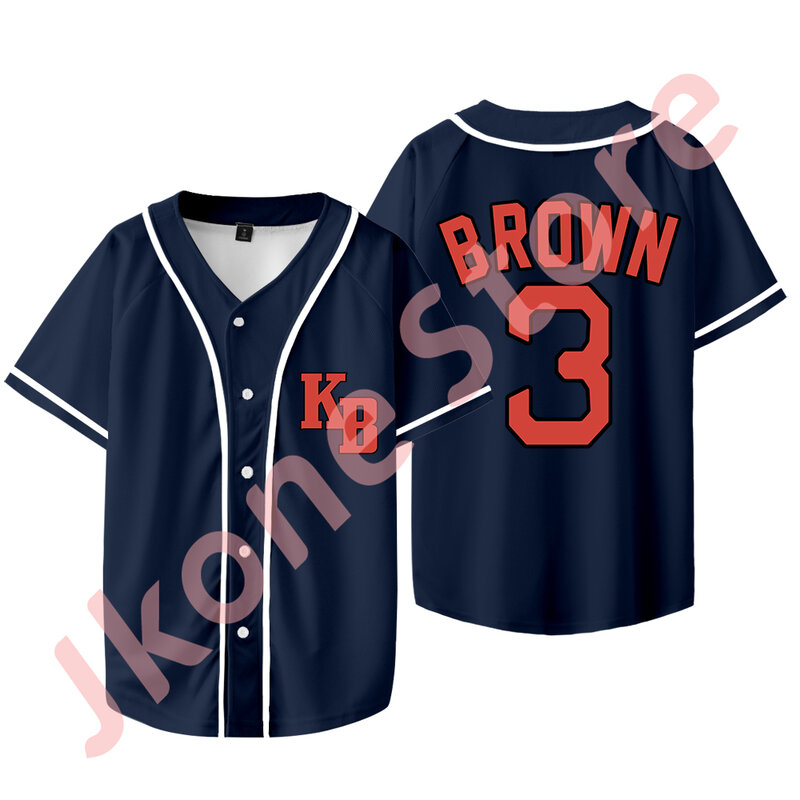 Kane Brown In The Air Tour Merch Jersey Logo KB kurtka baseballowa kobiet moda męska t-shirty na co dzień