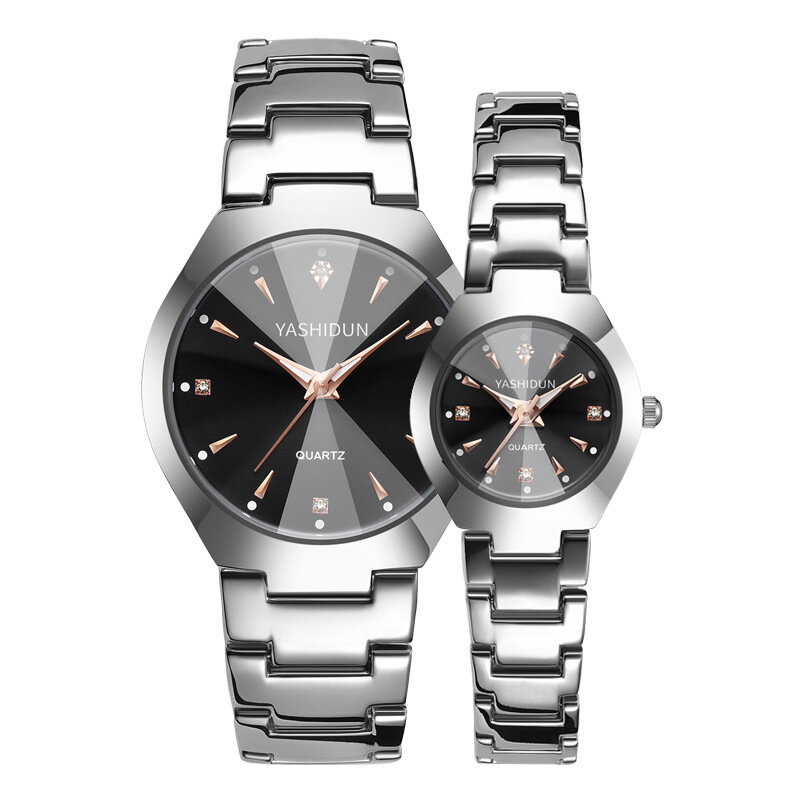 UTHAI-Montre-bracelet à quartz étanche pour homme et femme, montre de couple décontractée, bracelet en acier léger et luxueux, horloge féminine, cadeau de mode