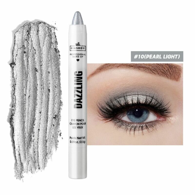 Glitter Eyeshadow Stick Eye Make Up Multicolor Brighten Eyeshadow Pencil Long Lasting Waterproof Eye Shadow Eyeliner Pen Women