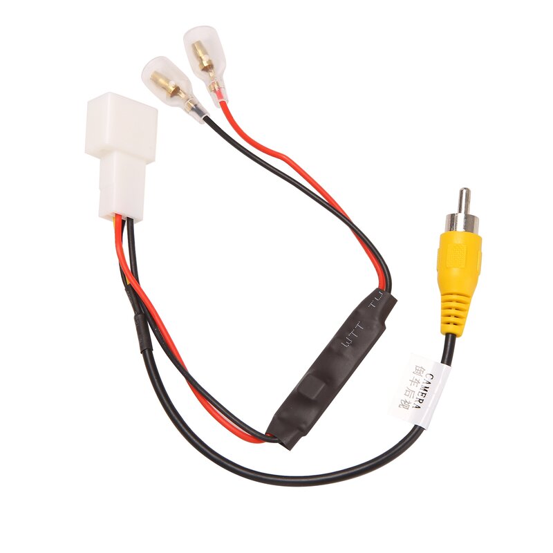 4-pinowe kable w wiązce retencji samochodowa kamera cofania przewód Plug złącze adaptera nadające się do Toyota