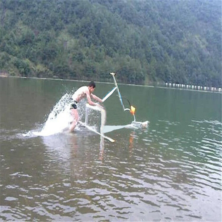 Nowy pływający na wodzie samobieżny hydrofoil jezioro dla dorosłych z pojedynczym podwójnym rower wodny na pedały