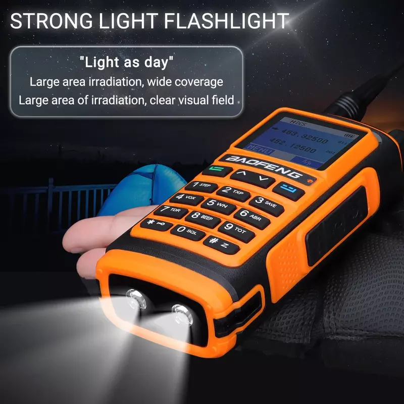 Baofeng-UV17L Walkie Talkie, Teye-C, Powerful Radios, Hunting Two-Way Radio, Wireless Kit Receiver, One-touch Frequency Pairing