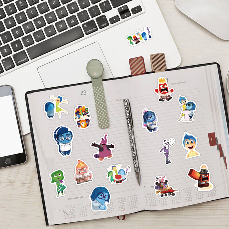 10/30/50pcs Disney Movie Inside Out Stickers Cute Cartoon Sticker Kids Toy DIY Phone Suitcase Water Bottle Funny Graffiti Decals