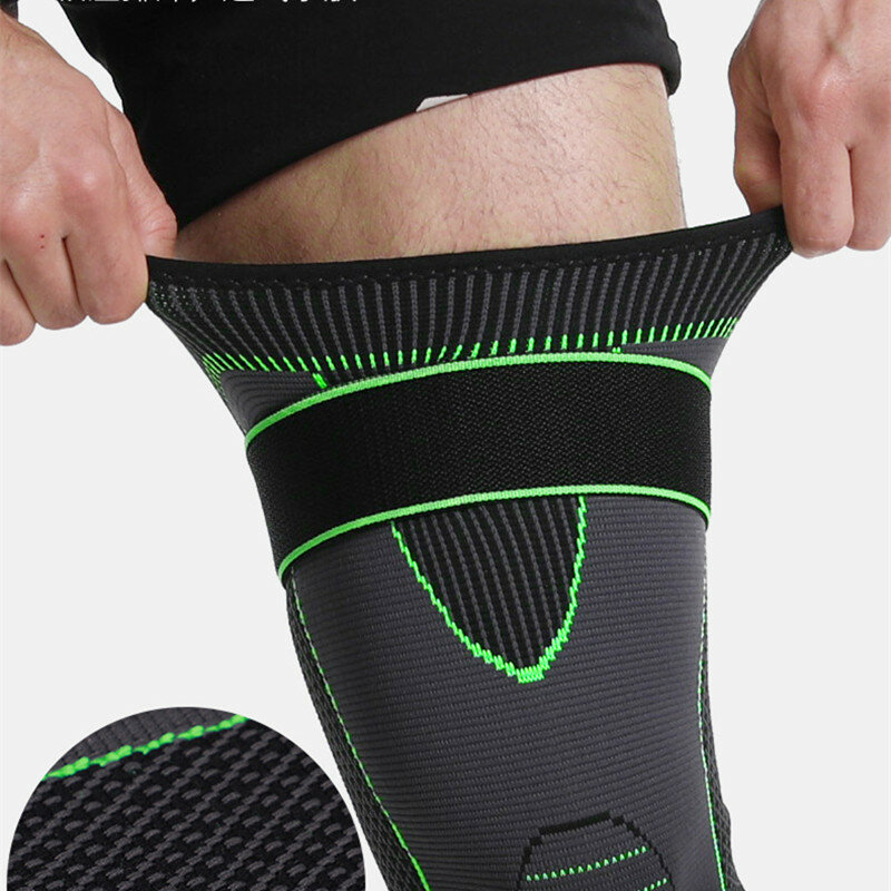 2pcs=1pair Long Leg Braces Knee Sleeve Basketball Running Working Out Pads Relieve Knee Joint Pain Leg Protectors Knee Support