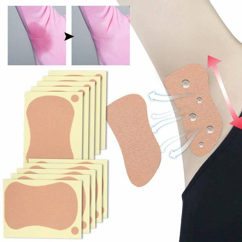 Underarm Pads Dress Sweat Perspiration Pads Underarm Armpits Sweat Pads Deodorant for Women Armpit Absorbent Pads 10PCS