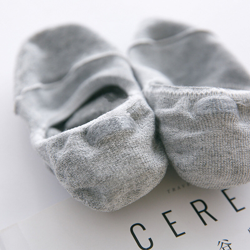 Носки мужские хлопковые нескользящие, носки-невидимки из дышащего материала, повседневные до щиколотки, 3 пары, весна-лето