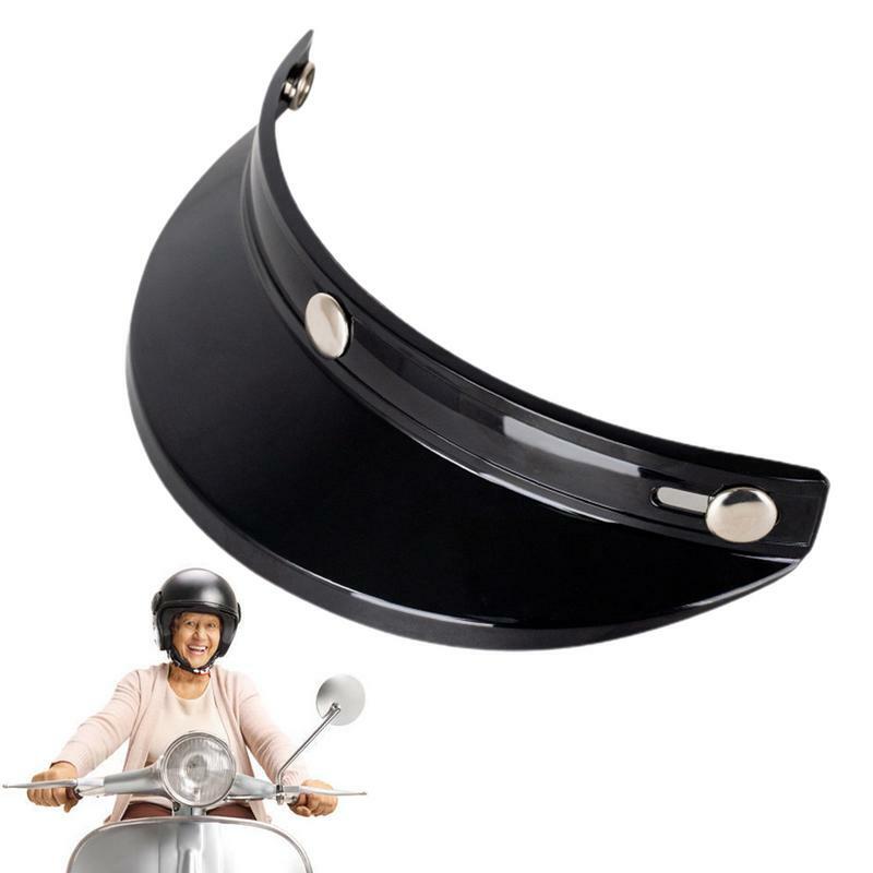 Visera protectora para casco de motocicleta, visera con diseño de tres clips, accesorios y escudo para montar