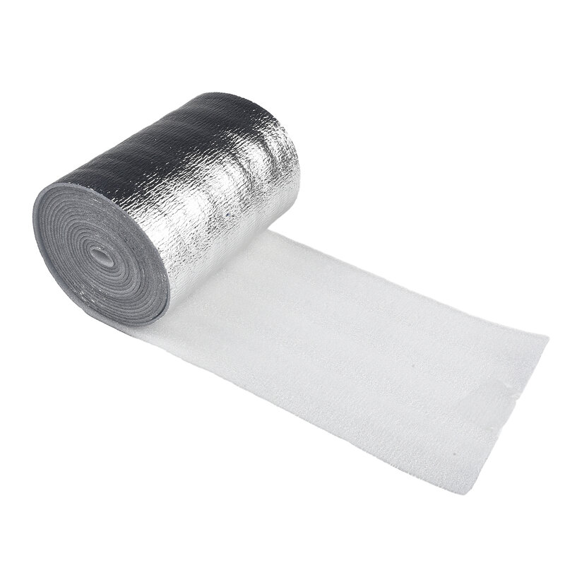 1 rotolo di pellicola alluminata per animali domestici pellicola riflettente per isolamento termico pellicola per isolamento termico in foglio di alluminio 5m * 0.2m * 3mm
