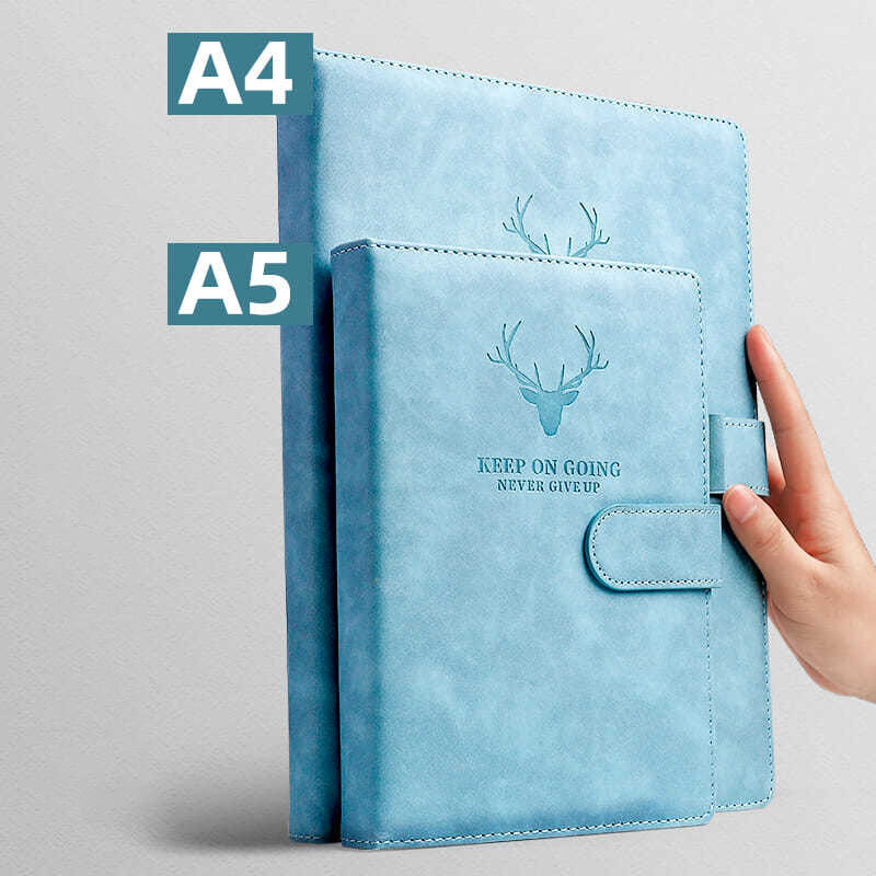 A4A5 Notebook Notepad addensato Ultra-spesso Business Soft Leather Work Meeting Record Book Office Diary Sketchbook studenti Cute