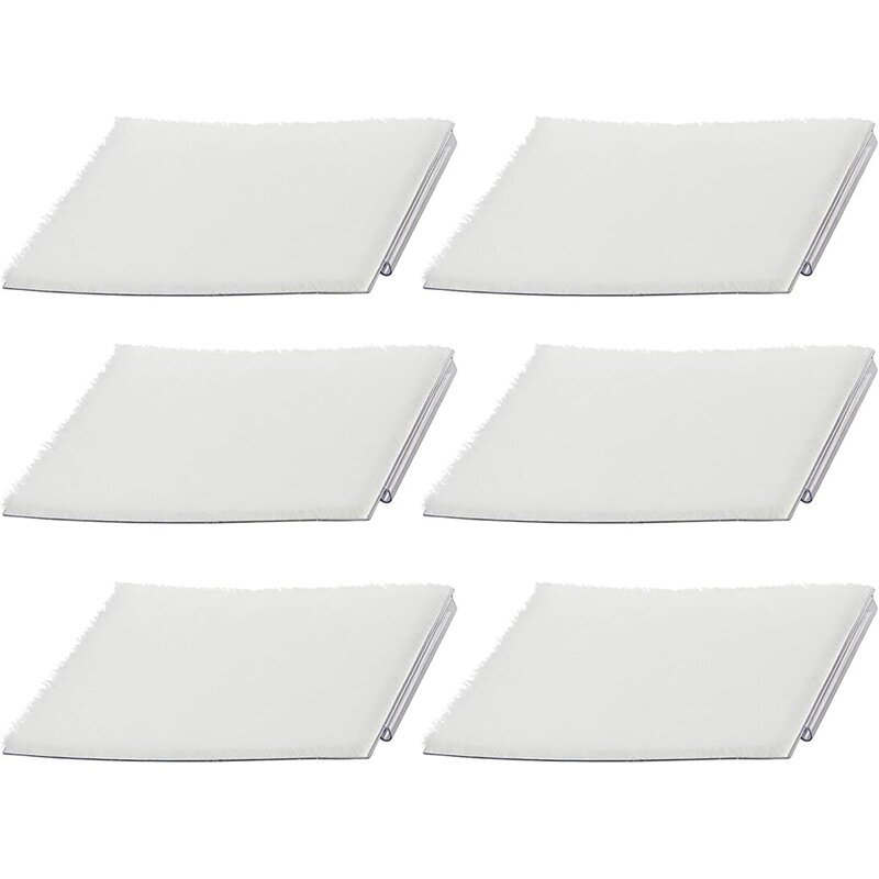 Paquete de almohadillas de repuesto para bordeadora de pintura, recargas de almohadilla para bordeadora, fácil de instalar, 6 unidades