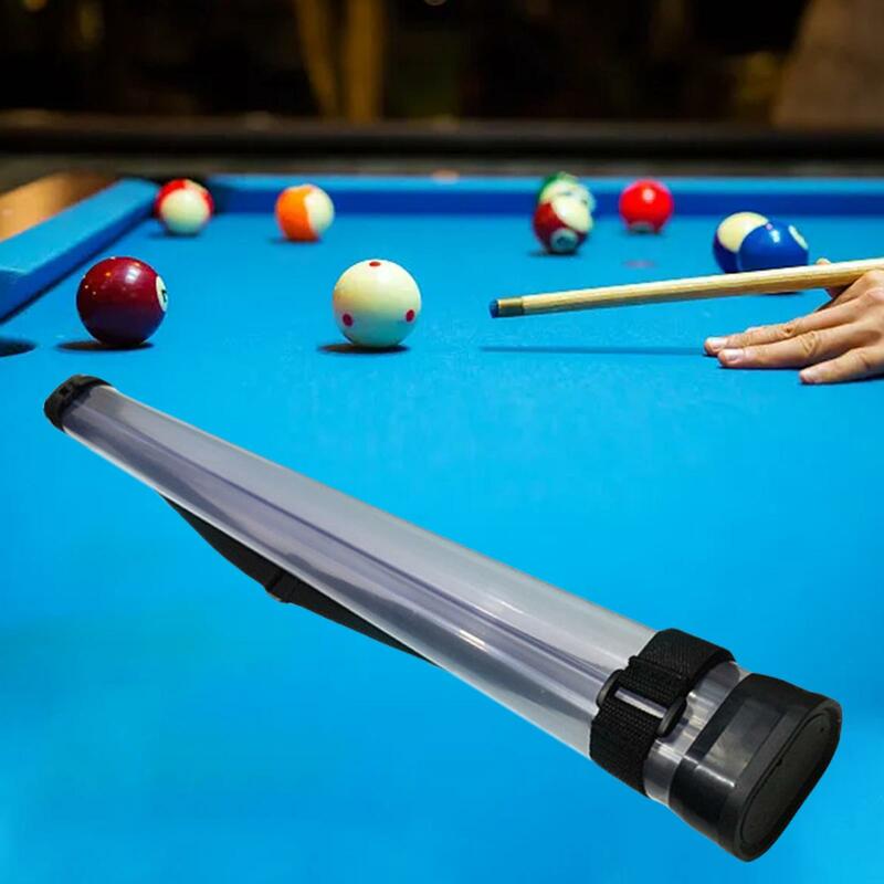 Billiards Pool Cue Case Carrying Box Protector Long Tube Holds Hard Pool 1/2 Cue Case Hard Snooker Cue Case for Billiard Rod