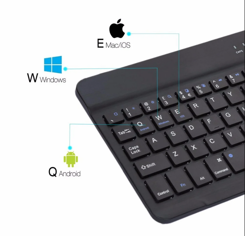 Беспроводная Bluetooth-клавиатура 10 дюймов для Samsung, Xiaomi, Apple, планшетов, клавиатура и мышь, Android, IOS, Windows