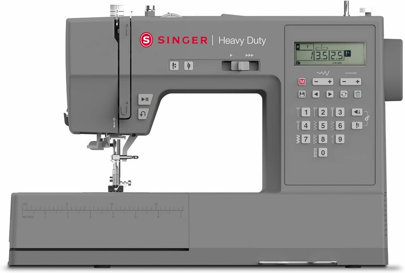 HD6700C macchina da cucire elettronica per impieghi gravosi con applicazioni a punto 411-cucito facile