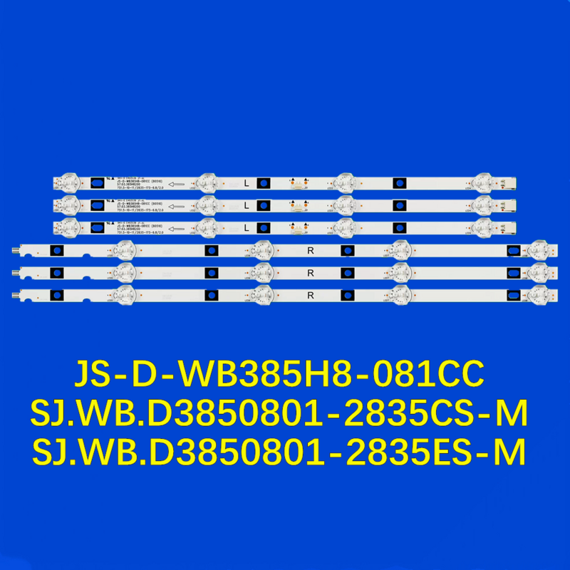 LED TV Backlight Strip, TL-40F1, W5039A, GP-42LX02, LED4248G, SLB D3850801-2835CS-M, SLB D3850801-2835ES-M, JS-D-WB385H8-081CC