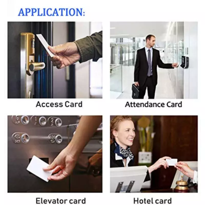 UID-regravável Cartão de Controle de Acesso Chip, Changeable Smart NFC RFID Tag, Cartão para Cópia 1K S50 MF1 Mi-fare, 13.56 MHz, 10-100 Pcs