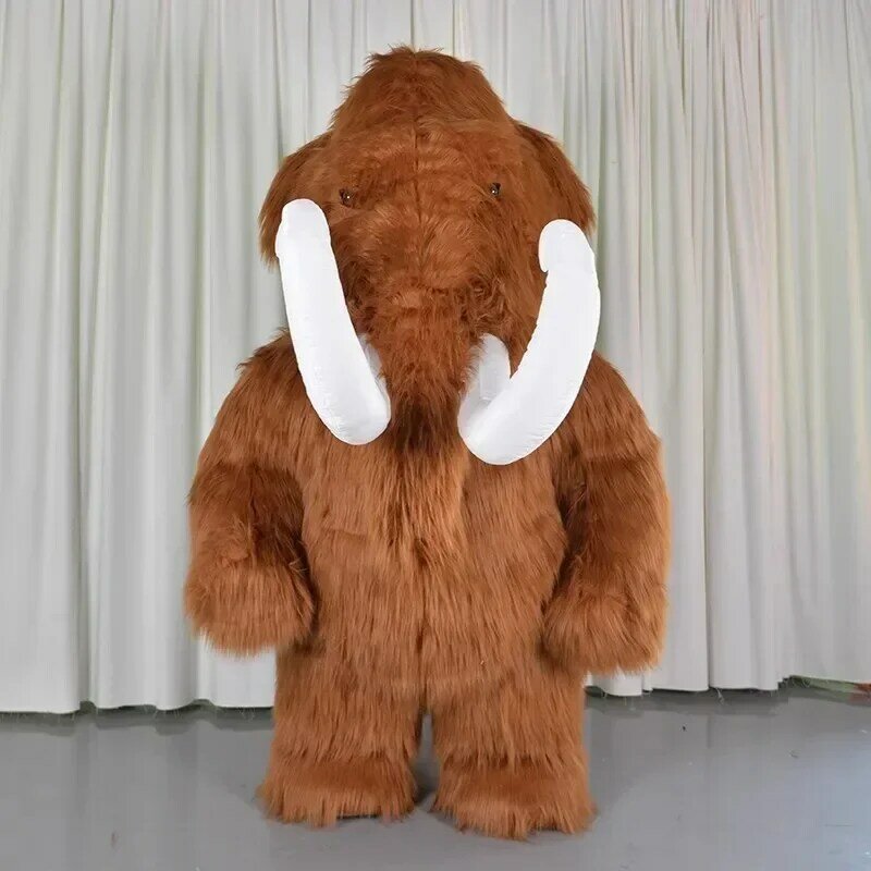 260cm Cosplay gonfiabile Mammuthus primigenius parabrezza elefante mascotte Costume Fancy Dress festa pubblicità cerimonia spettacolo