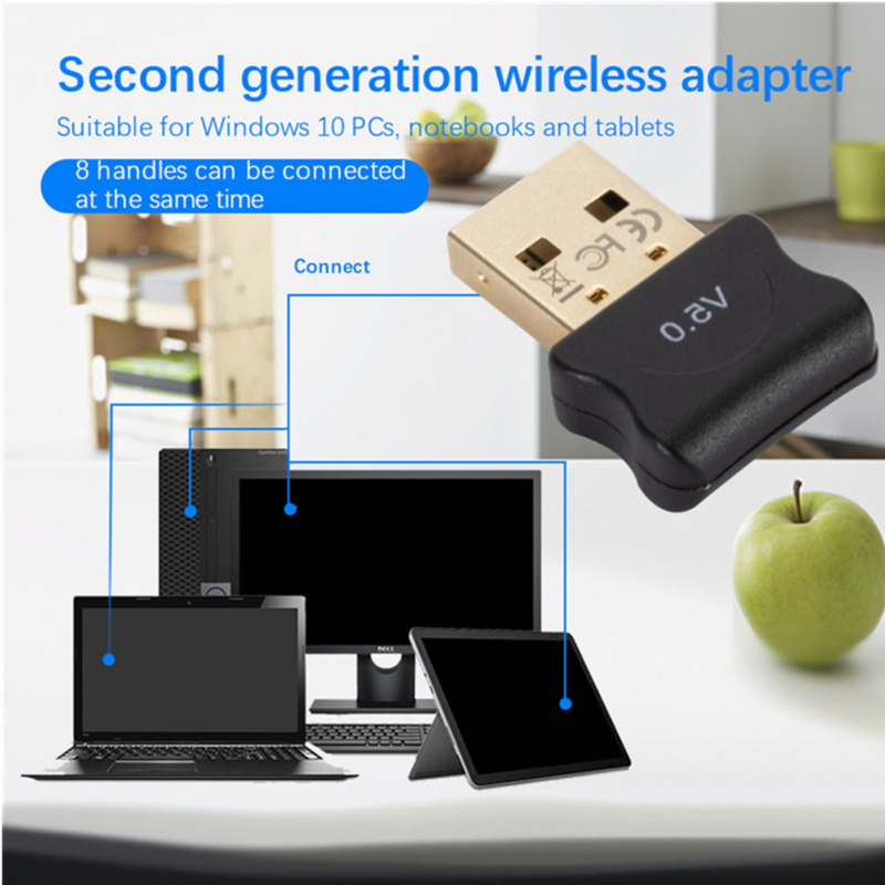 5.0 Bluetooth-ใช้งานร่วมกับอะแดปเตอร์ USB เครื่องส่งสัญญาณสำหรับ Pc คอมพิวเตอร์ Receptor แล็ปท็อปหูฟังเครื่องพิมพ์ Dongle Receiver