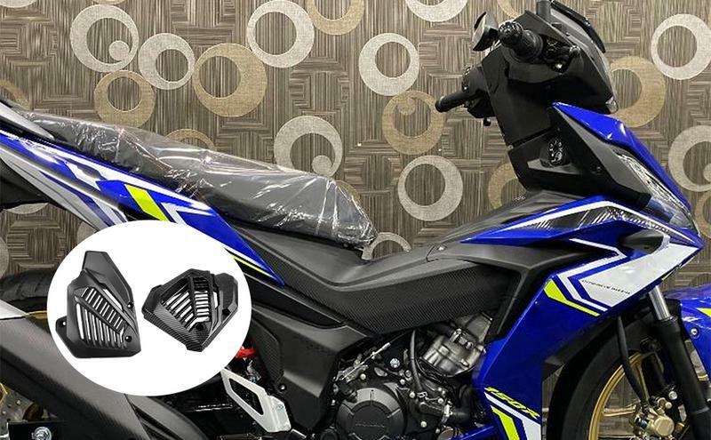 Motorcycle Water Tank Cover Black Carbon Fiber Front Shield Net Wear-resistant Tank Protector Cover For Motorcycle Accessories