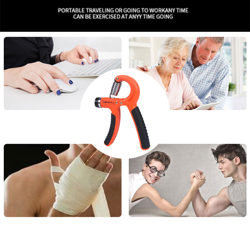 Регулируемый R-образный ручной захват для упражнений счетные силовые упражнения укрепляющие плоскогубцы пружинный палец расширитель запястья