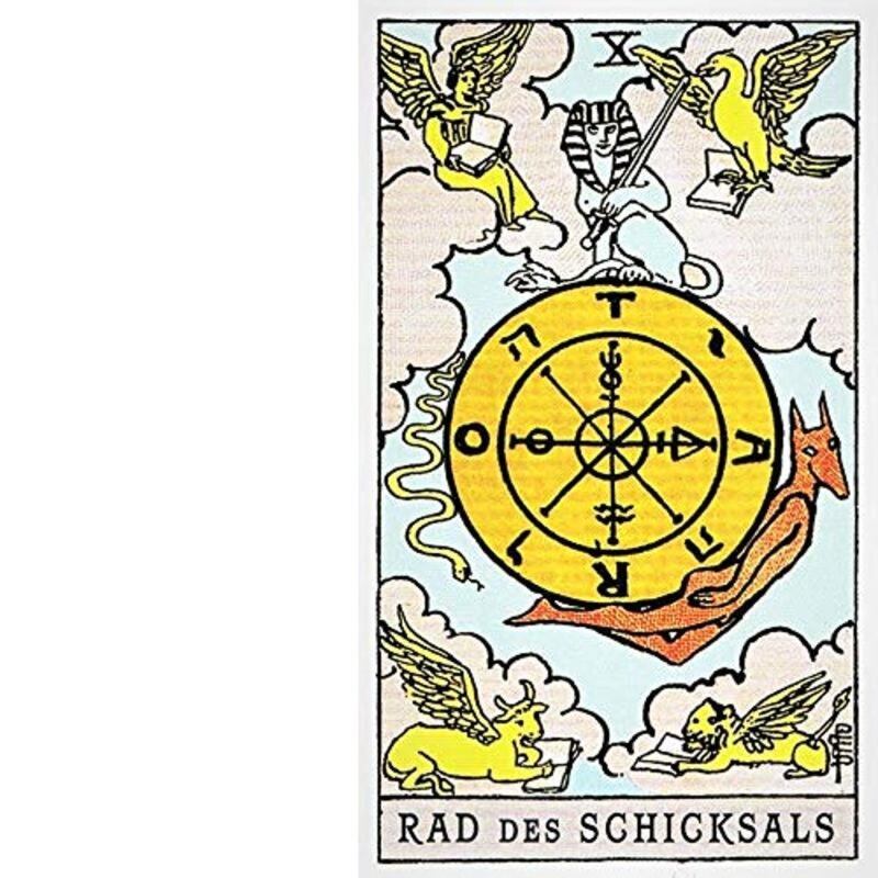 Tarocchi von A.E. Waite: formato standard Karten im