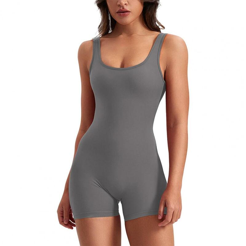 Butt Lifting Yoga Rompers Breathable Women's Yoga Rompers with Butt Lifting Tummy Control Sleeveless for Fitness for Comfort