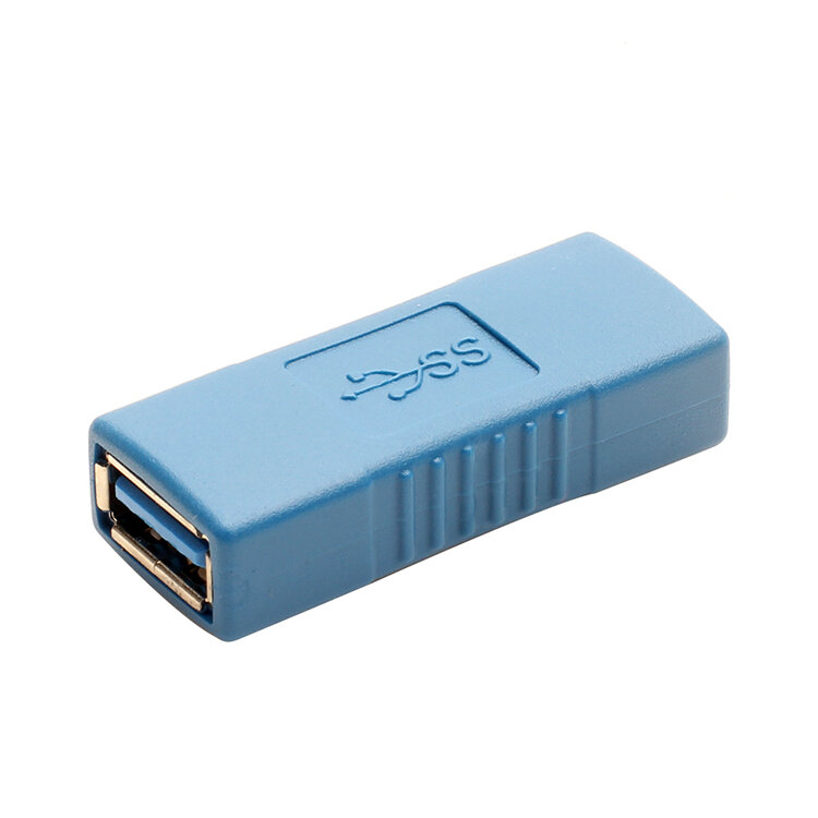 USB 3.0 Tipe A Perempuan Ke Perempuan Adaptor Coupler Pengubah Jenis Kelamin Konektor Kabel Adaptor untuk Laptop