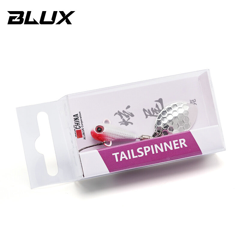 Blux Spintail Visaas 4.5G 7G 11G Mag Staartspinner Shad Metalen Vib Casting Shore Jig Aas Koperen Lemmet Zoetwaterbaars