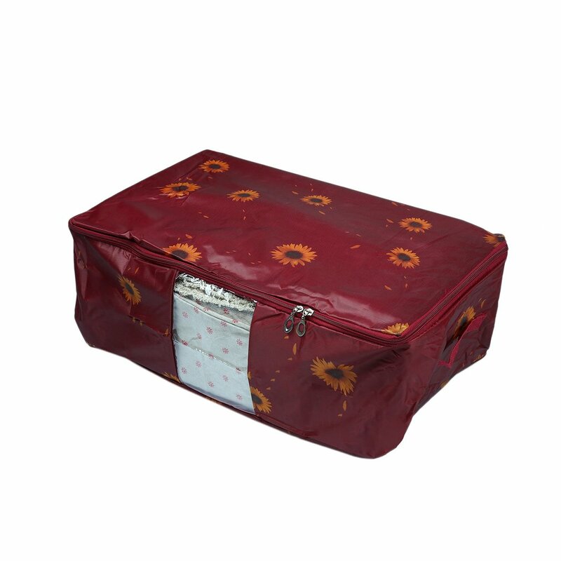 여행 이동 정렬 가방 퀼트 보관 가방 옥스포드 헝겊 의류 보관 가방 해바라기 침구 퀼트 혼란 저장 가방