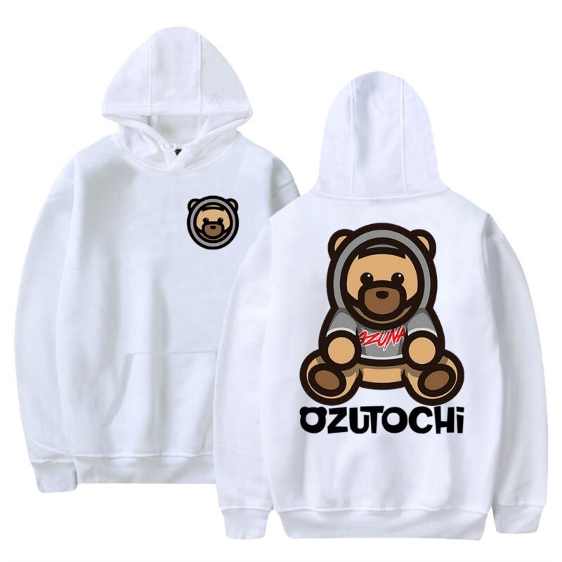 Толстовка Ozuna с капюшоном Ozutochi для мужчин и женщин, Зимняя Повседневная модная толстовка унисекс с длинным рукавом и капюшоном, уличная одежда