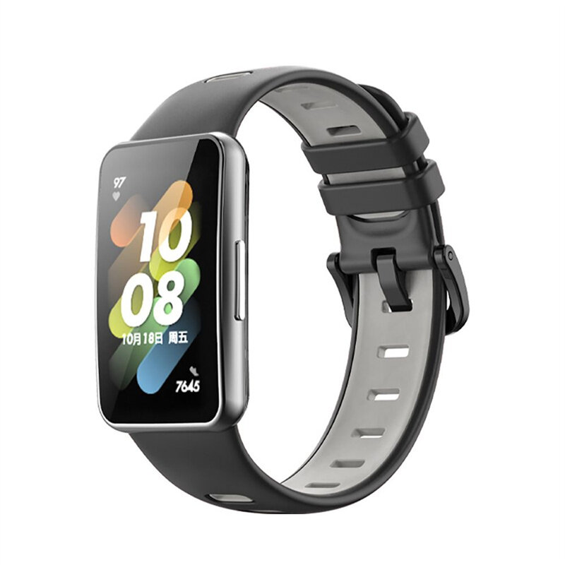Correa de silicona para reloj Huawei Band 7, accesorios de repuesto para pulsera inteligente