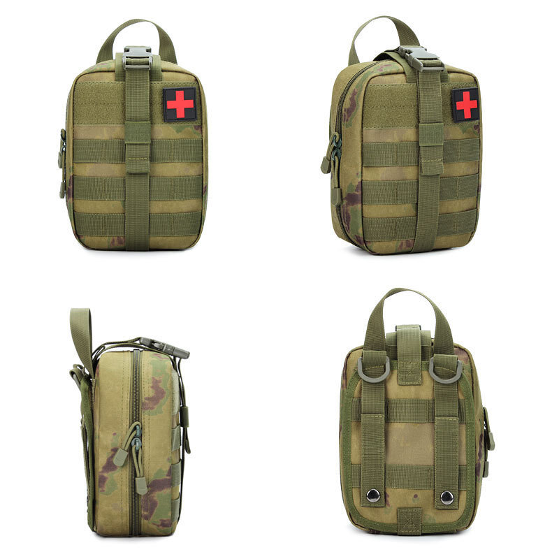 Sac à main étanche de survie, sac de rangement de secours d'urgence médical, multifonctionnel, tactique et médical de Camouflage